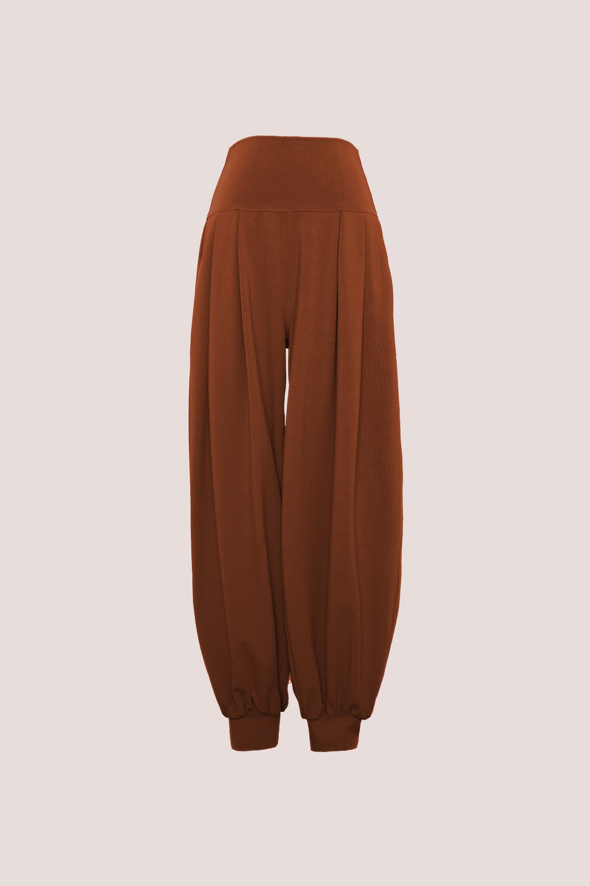 Amari Relaxed High-Rise Cotton Yoga Jogger Pants