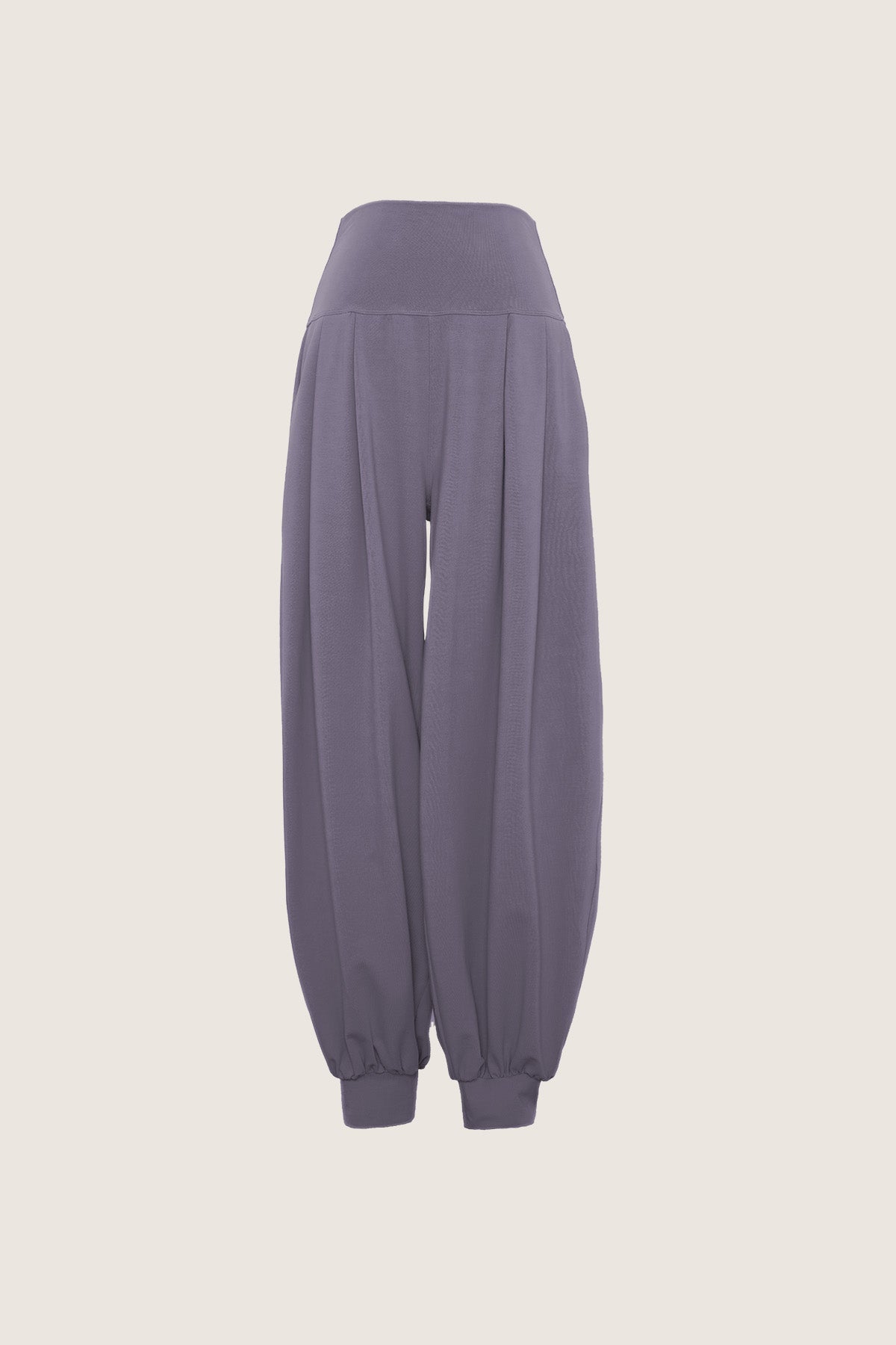 Amari Relaxed High-Rise Cotton Yoga Jogger Pants