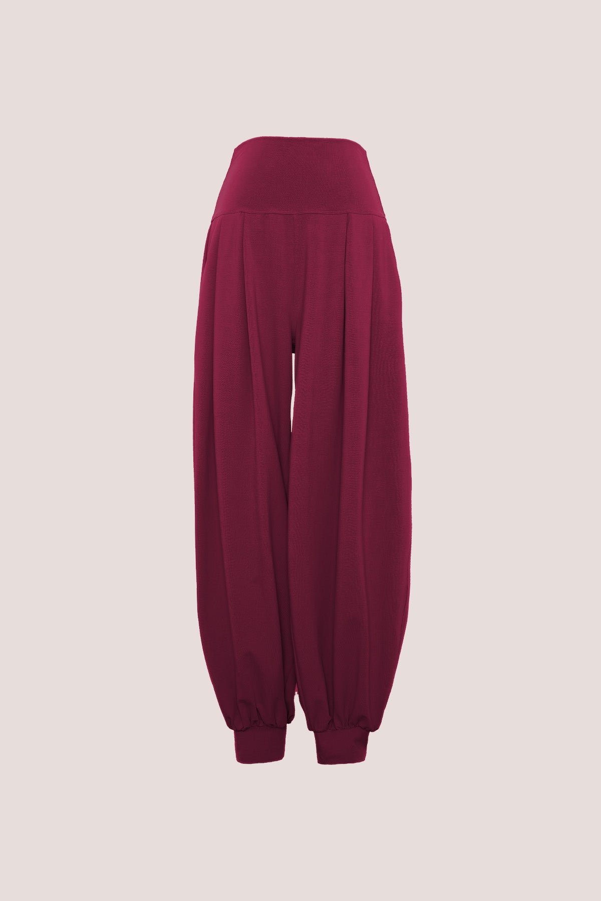 Amari Relaxed High-Rise Cotton Yoga Jogger Pants