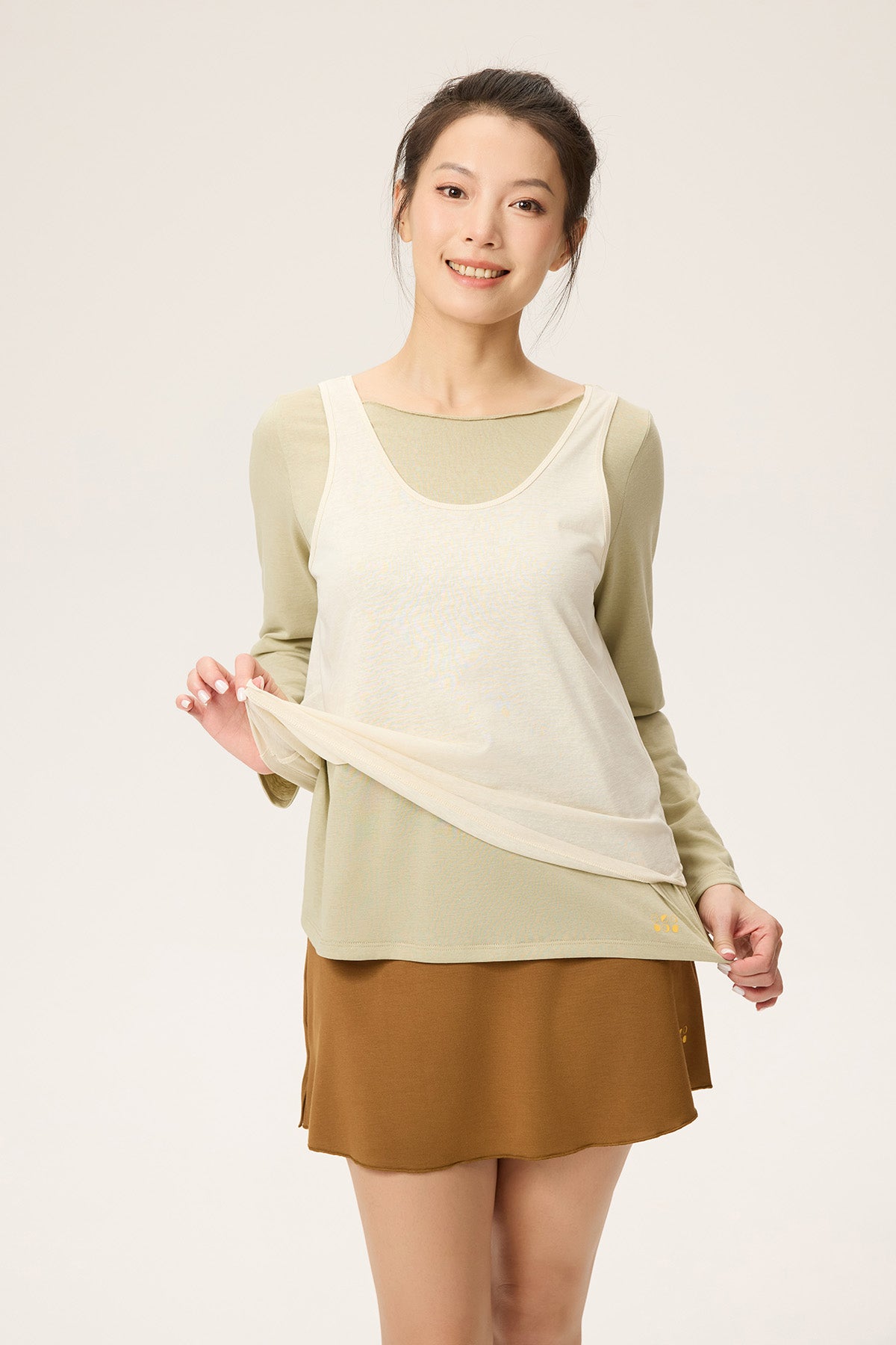 Chloe Workout Top Cover Up Long Sleeve Top