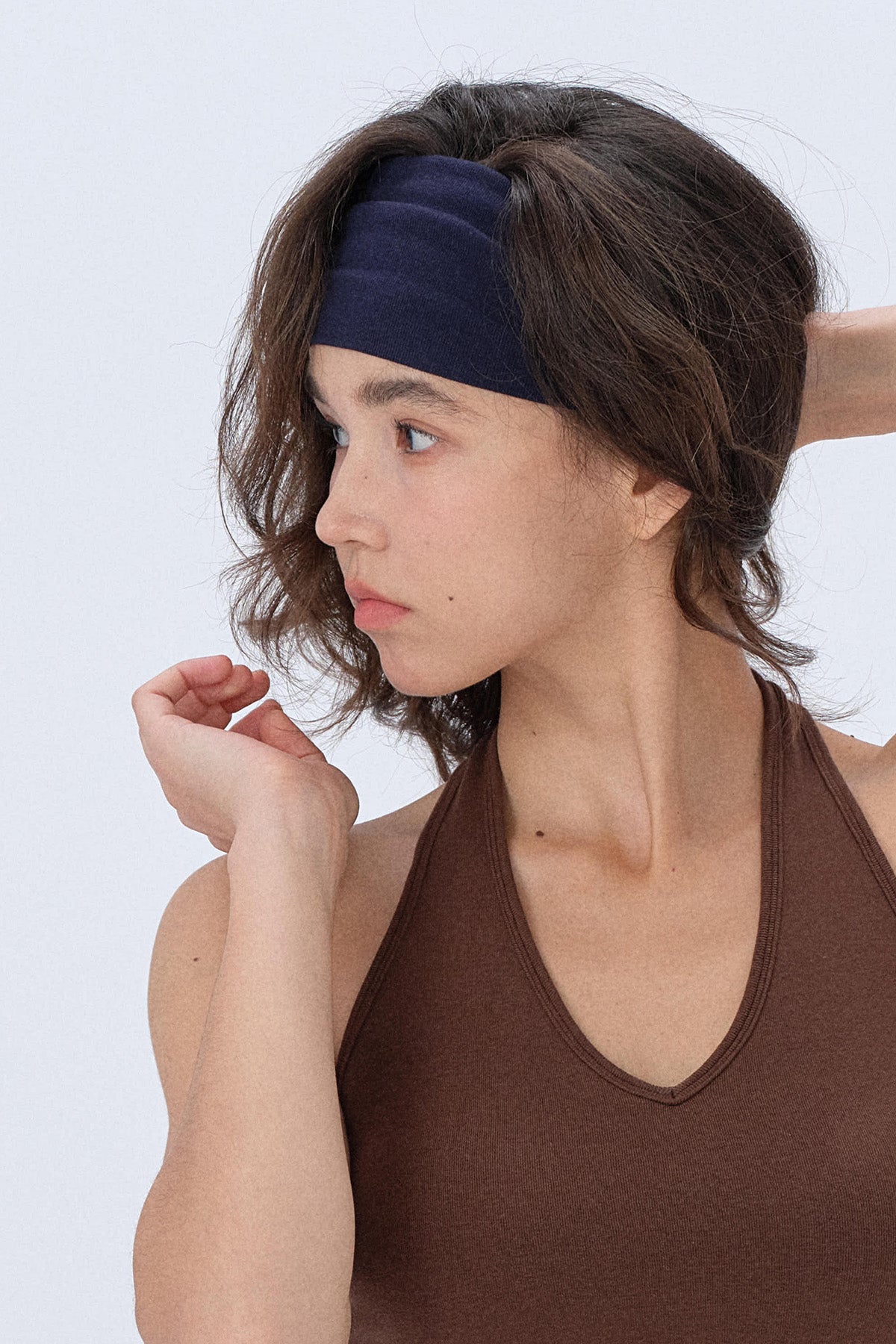 Daisy Merino Wool Wide Knit Headband