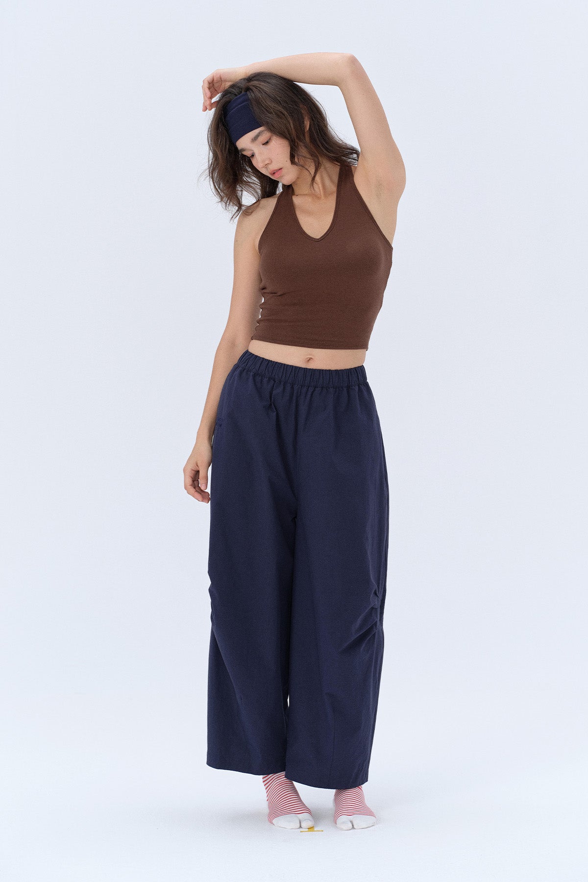Nora Balloon Cocoon Tucked Trousers