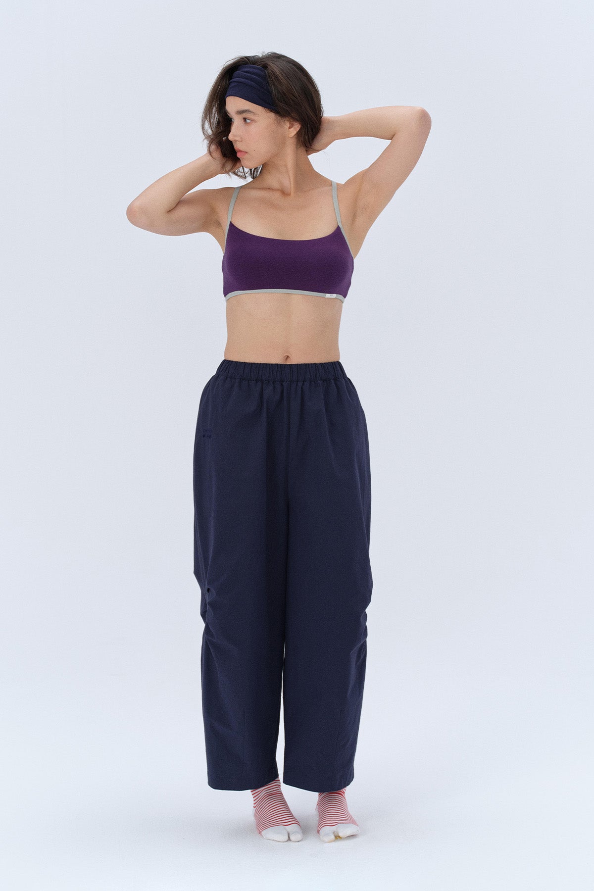 Ruby Square-Neck Cross-Back Crop Tank Top