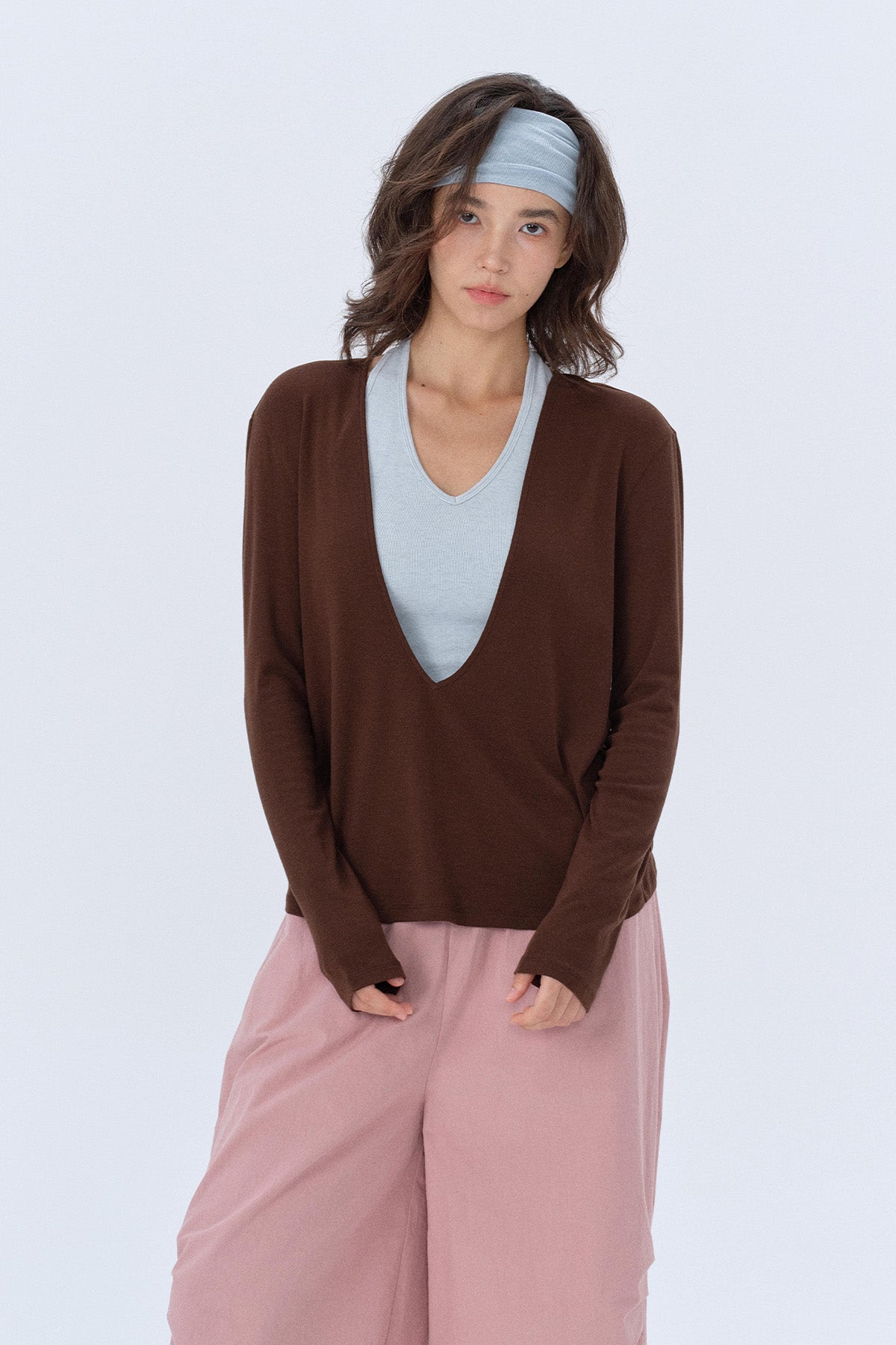 Sophie V-Neck Relaxed Layering Tee