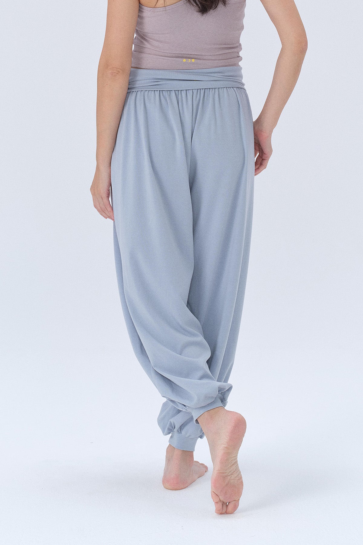 Grace Modal Cocoon Wide-Waist Crop Trousers