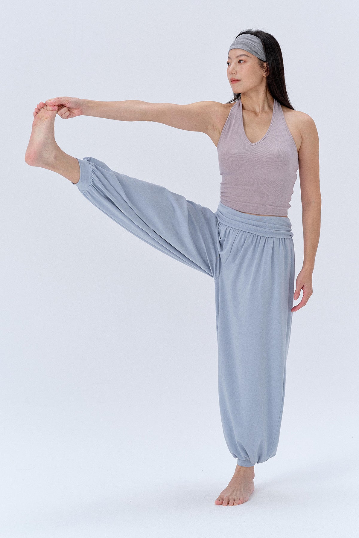 Grace Modal Cocoon Wide-Waist Crop Trousers