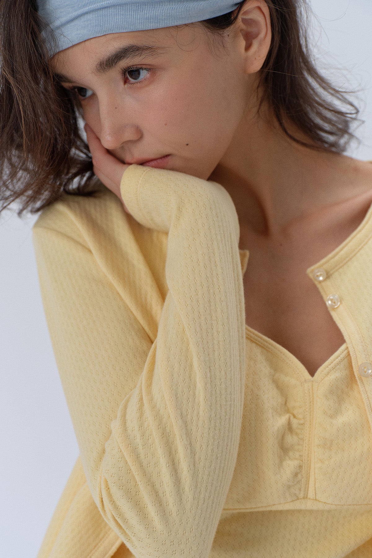 Ella Cropped Jacquard Round-Neck Cardigan