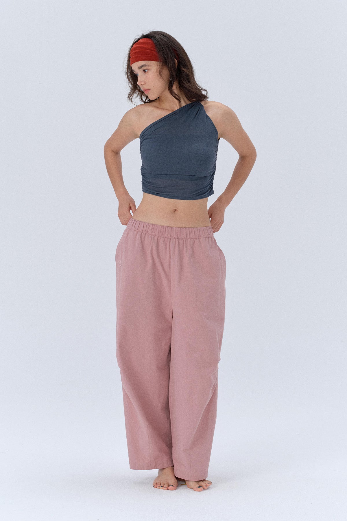 Ivy Asymmetric One-Shoulder Twist Tank Top