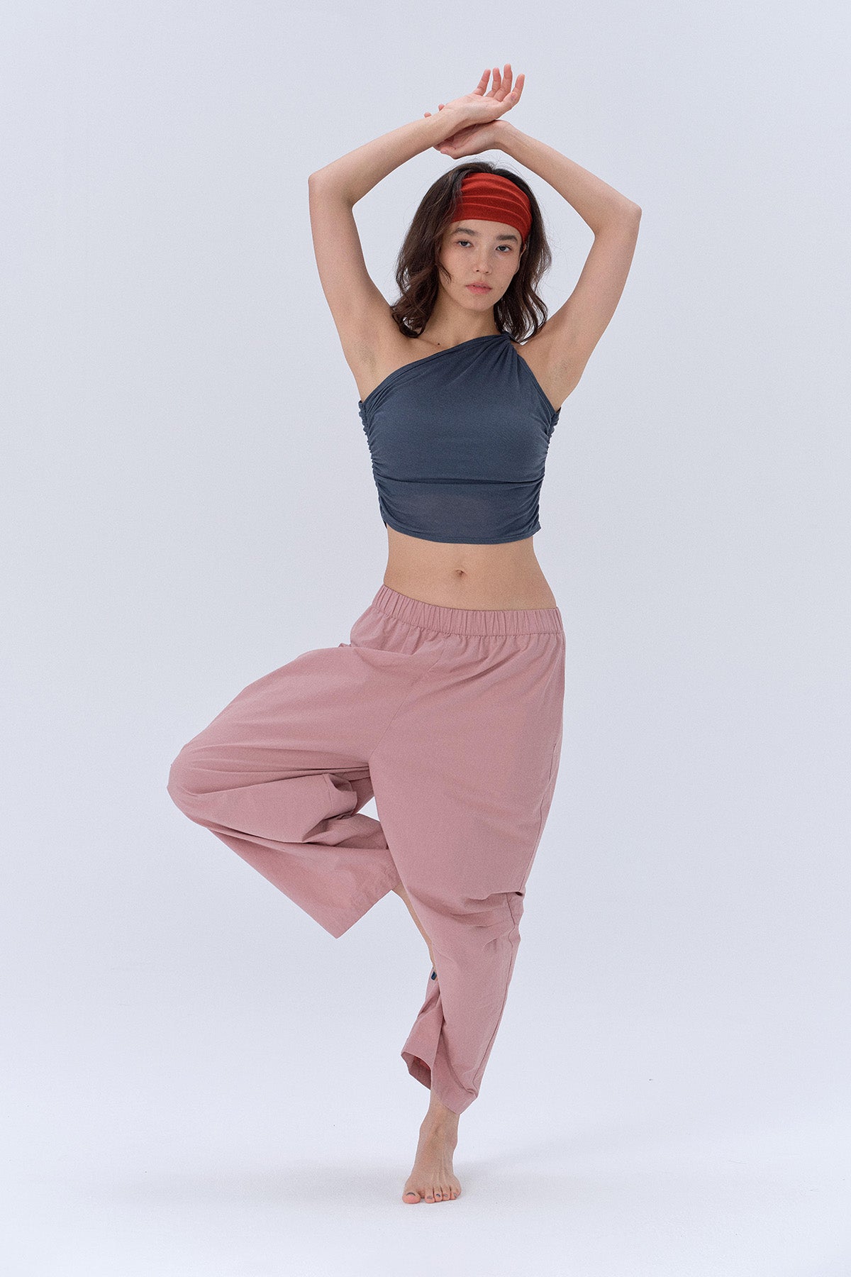 Ivy Asymmetric One-Shoulder Twist Tank Top