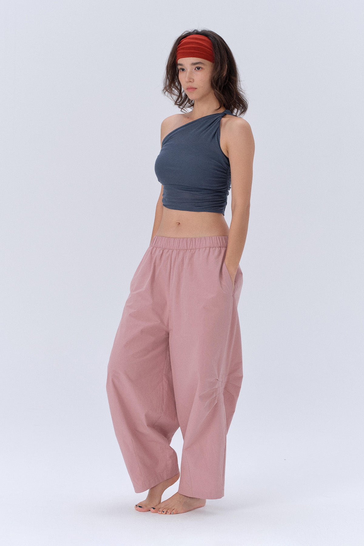 Nora Balloon Cocoon Tucked Trousers