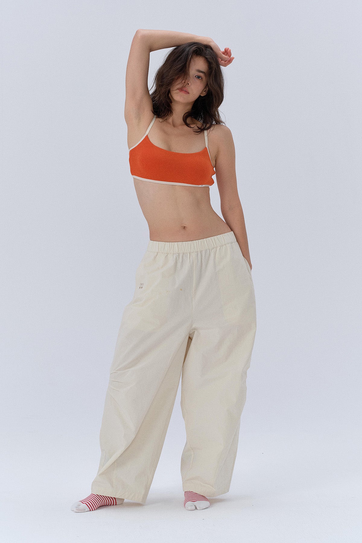 Nora Balloon Cocoon Tucked Trousers