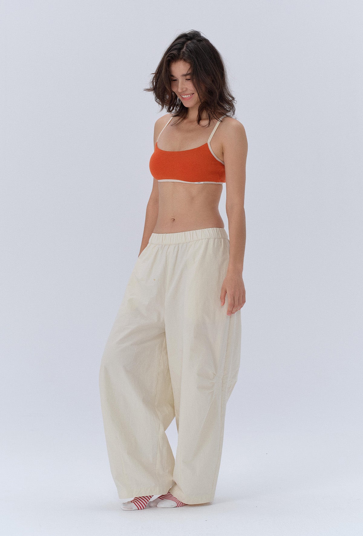 Nora Balloon Cocoon Tucked Trousers